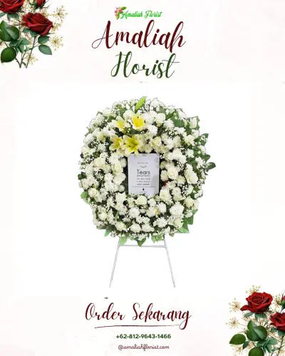 Krans Bunga Duka Cita di Sidengok